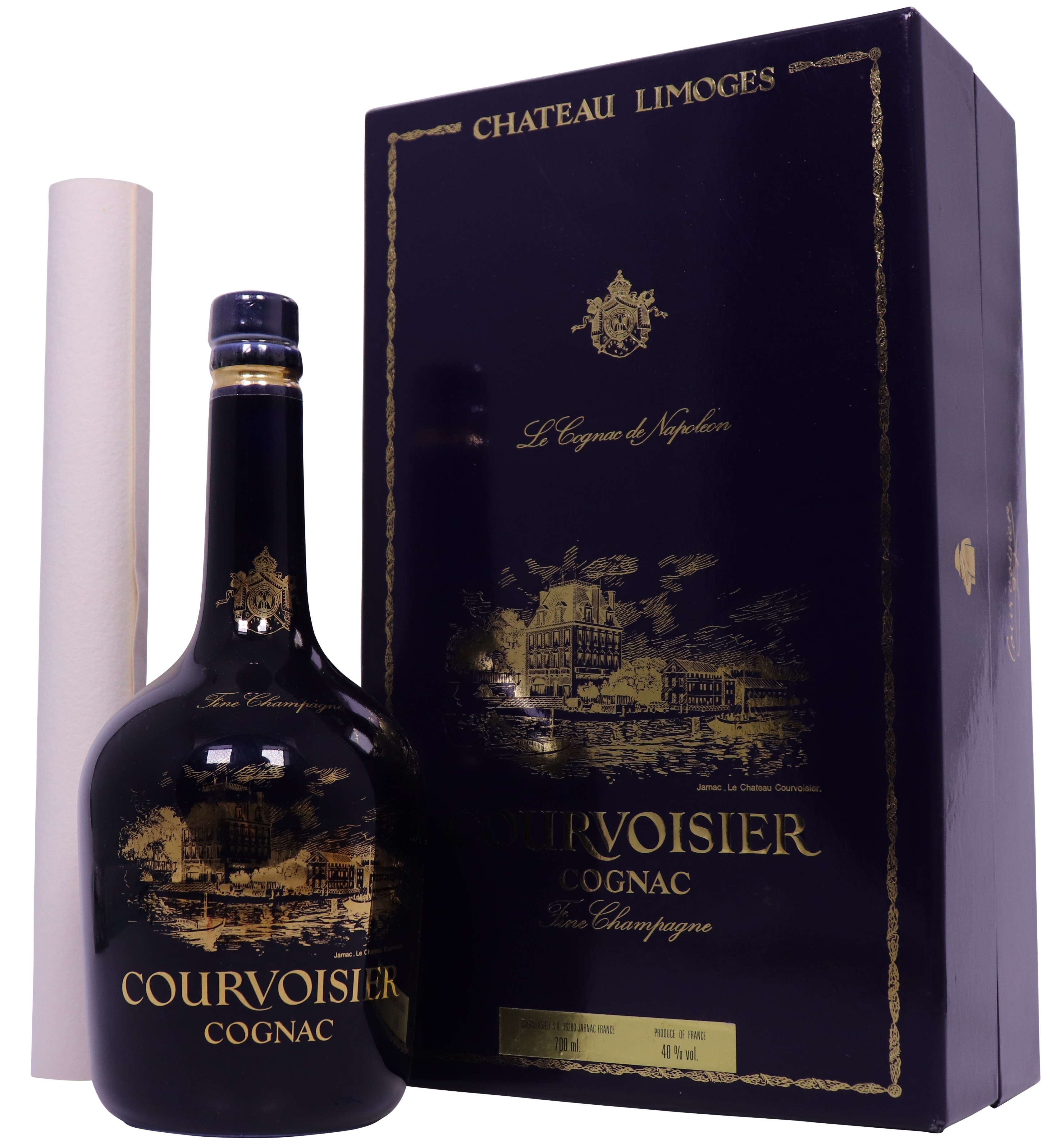 COURVOISIER CHATEAU LIMOGES EXTRA COGNAC 【人気商品！】 11100円