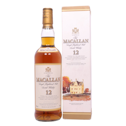 Macallan 12 years old exclusively sherry oak matured