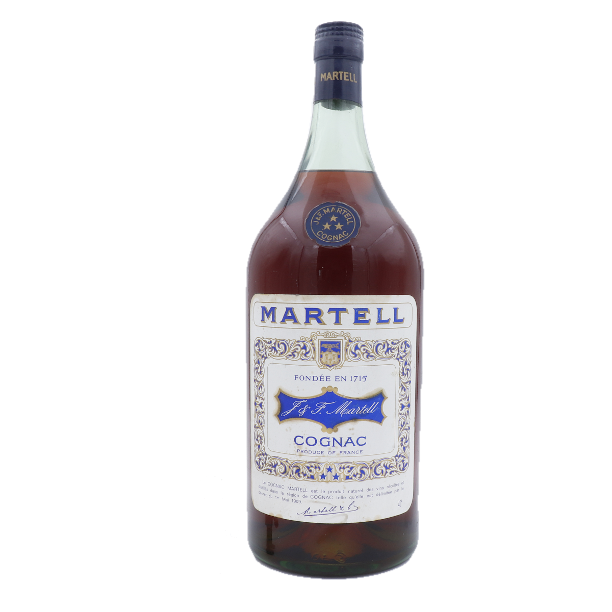 Martell Cognac 3 Stars 1968-70 Galon - Overesized Cognac