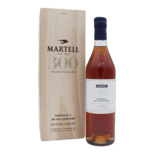 Cognac Martell Hommage 300 ans, cognac collector et riche