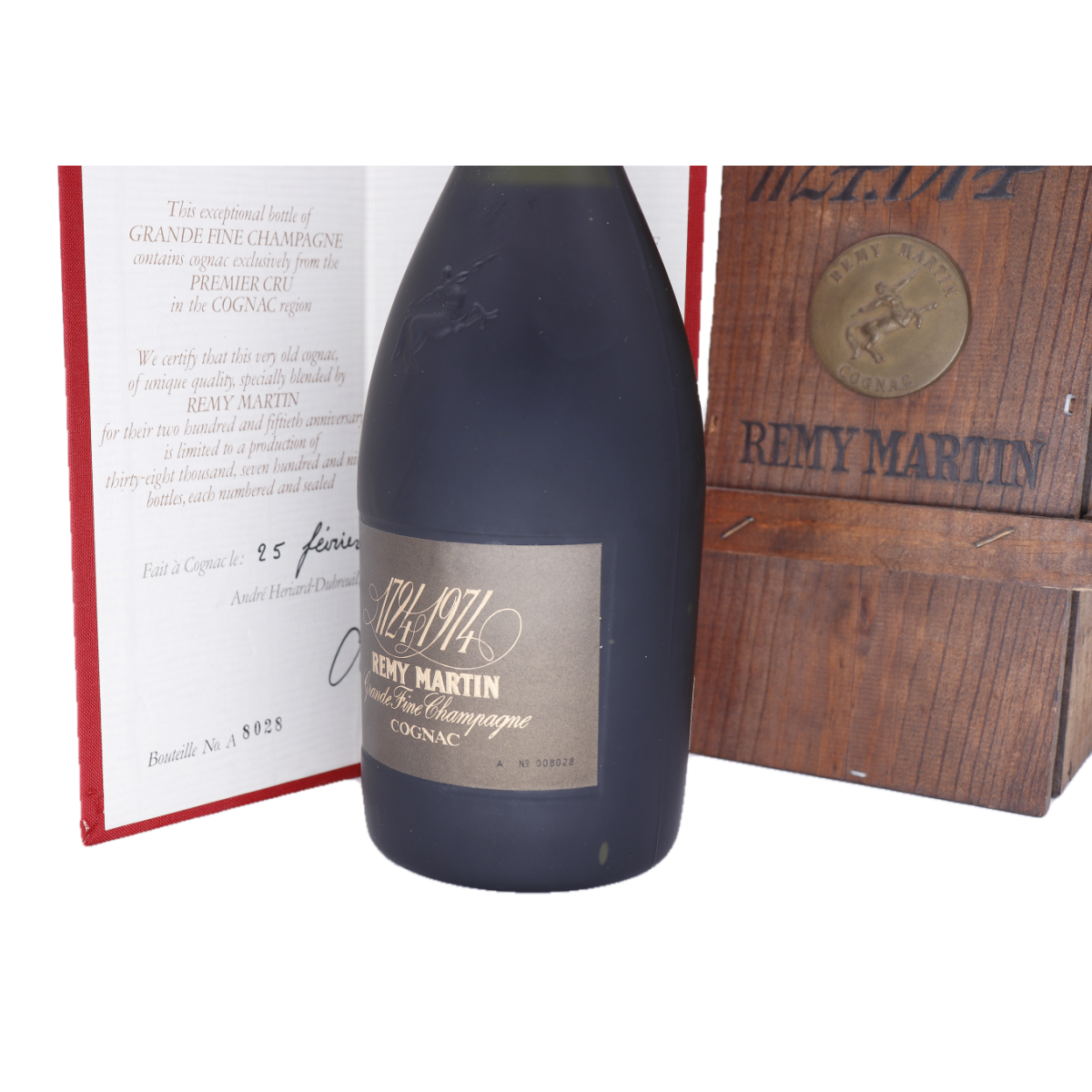 Remy Martin Cognac 250th Anniversary 1724 -1974