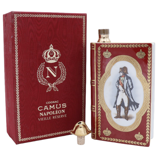 Camus Cognac Vieille Réserve Porcelain Napoleon Book